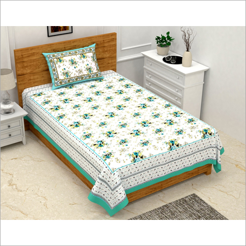 Various Color Available Single Bed Printed Bedsheet
