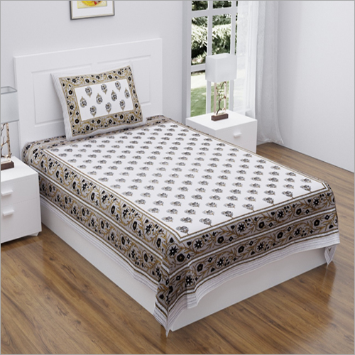 Various Color Available Single Bed Printed Bedsheet