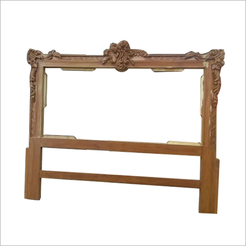 हस्तनिर्मित लकड़ी का बेड हेड बोर्ड फ़्रेम