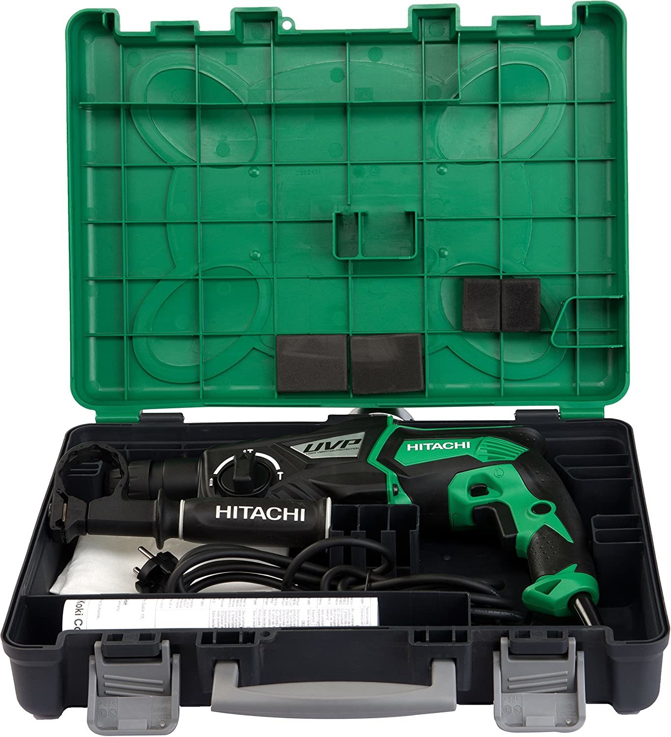 Green Hitachi Rotary Hammer Drill