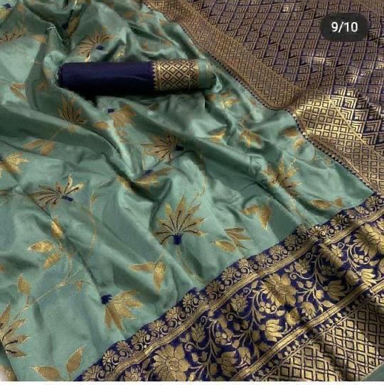 Jacquard Banarasi Handloom Weaving Silk Saree Banarasi Silk Saree