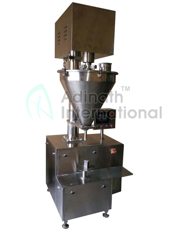 Automatic Auger Powder Filling Machine - Mild Steel, 200-500 Kg | 220 Power, 240-440 Voltage, Electric Drive, Silver Color, 1 Year Warranty, Frequency Speed Control