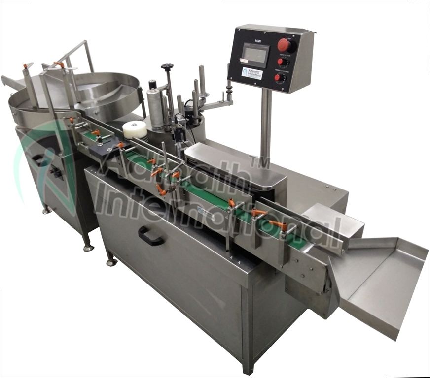 Silver Automatic Ampoule Vial Labeling Machine