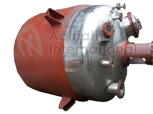 Jacketed Reaction Vessel - Stainless Steel (Ss304/ss316), 20-100 Liter Capacity, Gray Color | Automatic Plc Control, Inert Gas Compatible, Pressure & Vacuum Operation, Customized Design Options