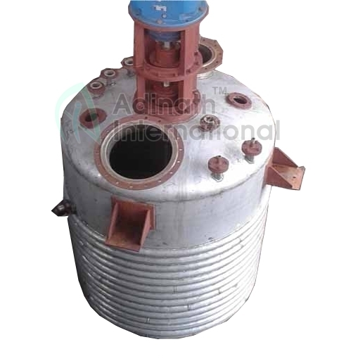 Jacketed Reaction Vessel - Stainless Steel (Ss304/ss316), 20-100 Liter Capacity, Gray Color | Automatic Plc Control, Inert Gas Compatible, Pressure & Vacuum Operation, Customized Design Options