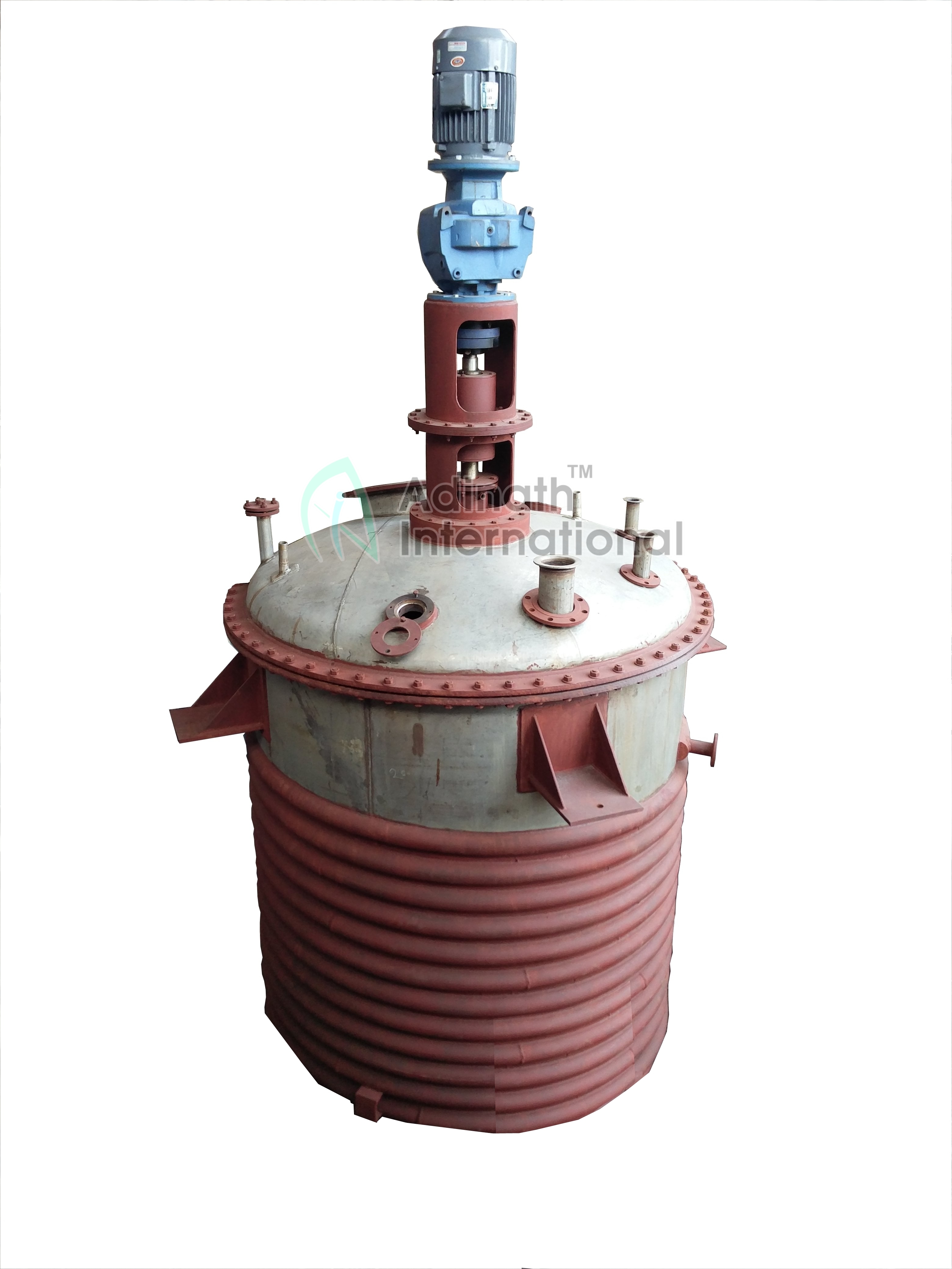 Jacketed Reaction Vessel - Stainless Steel (Ss304/ss316), 20-100 Liter Capacity, Gray Color | Automatic Plc Control, Inert Gas Compatible, Pressure & Vacuum Operation, Customized Design Options