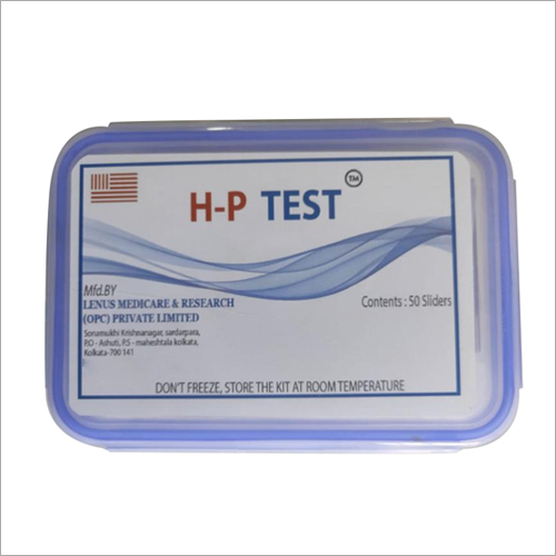 Helico Bacteria Pylori Test Kit - Plastic, Transparent Color, Manual Operation | Includes Urea Breath & Stool Antigen Test, 50 Sliders