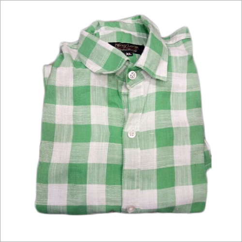 मेन्स कॉटन चेक शर्ट