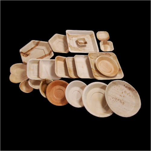 Areca Palm Leaf Plates Set Application: Event & Party Supplies