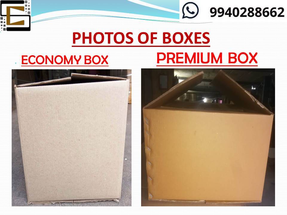 Unprinted Matt Finesh House Shifting Boxes Premium
