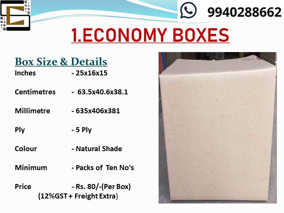 Unprinted Matt Finesh House Shifting Boxes Premium