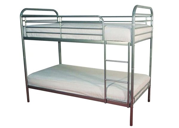 Black Two Tier Hostel Cot