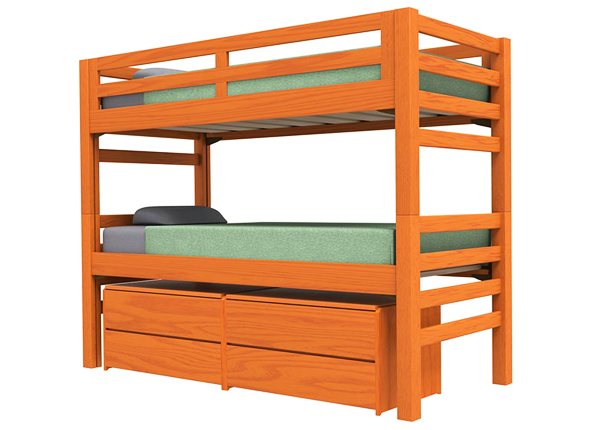 Black Hostel Bulk Bed