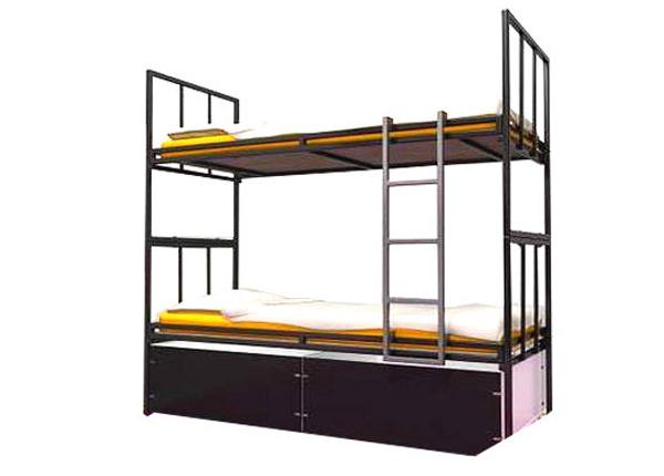 Black Hostel Bulk Bed