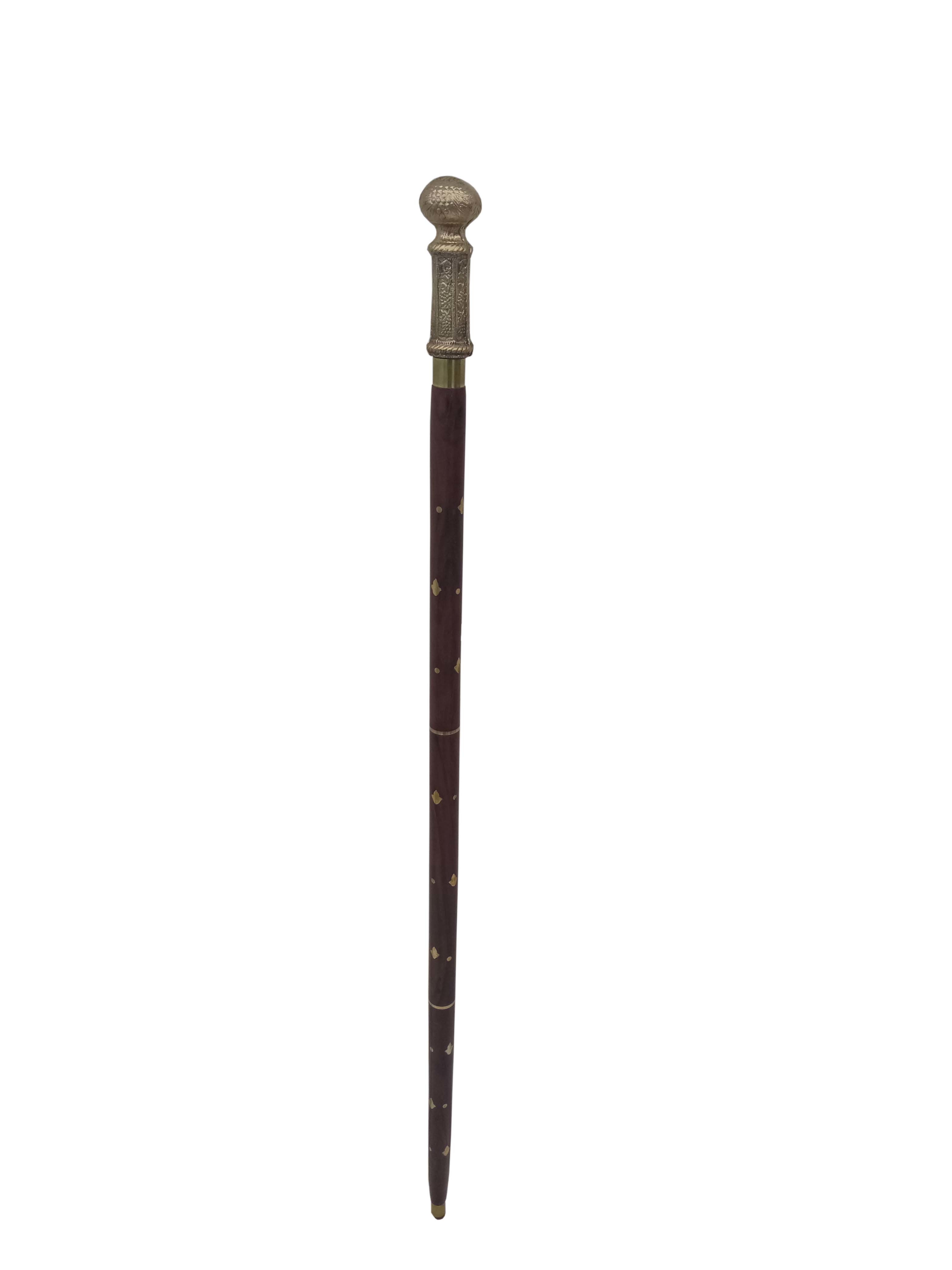 Design Handle Wooden Walking Stick
