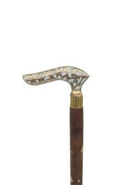 Designer Handle & Design Wooden Walking Stick