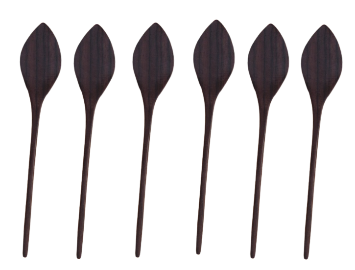 Rosewood 4 Inch Leaf Shawl Stick Gender: Women