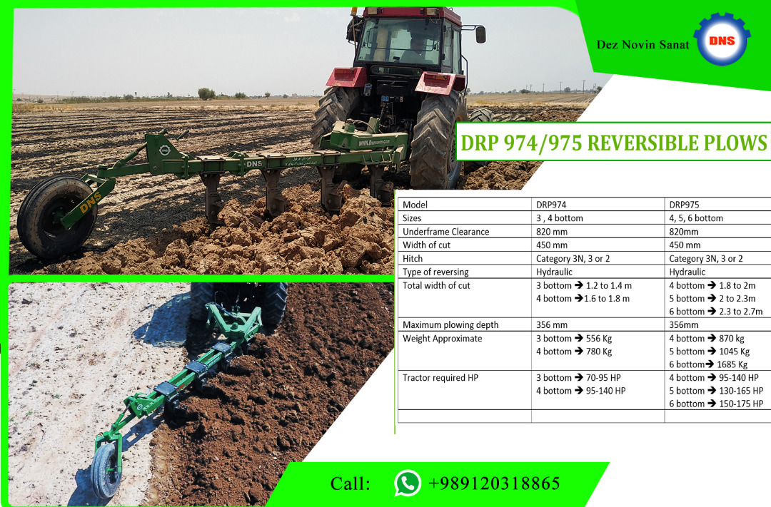 Green Reversible Plough