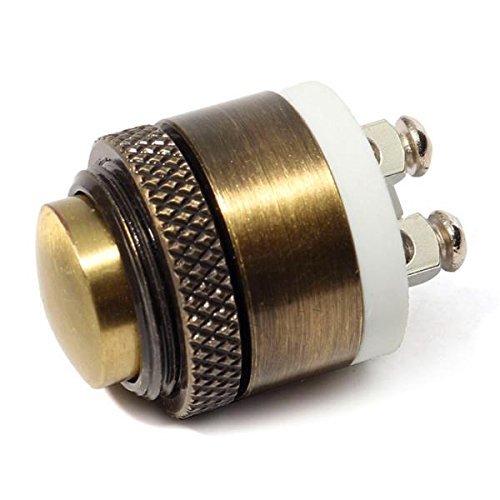 Brass Door Bell Push Button - Brass Material, Standard Size, Golden Color | Elegant Design for Enhanced Entryway Aesthetics