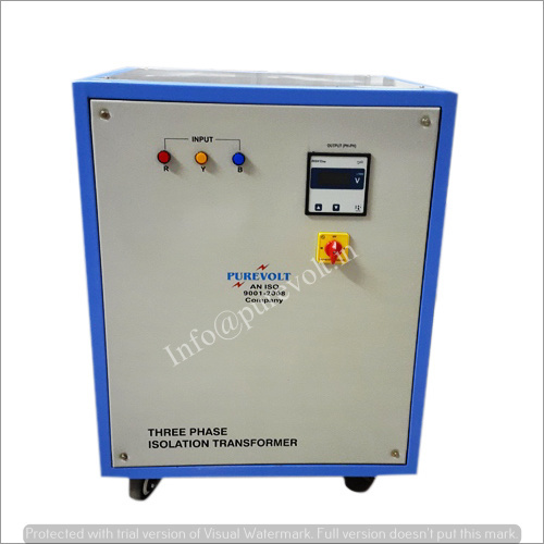 आइसोलेशन ट्रांसफॉर्मर आउटपुट: 230v-400v