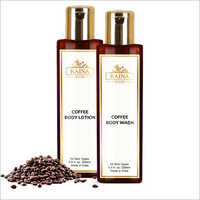 Coffee Body Wash And Body Lotion