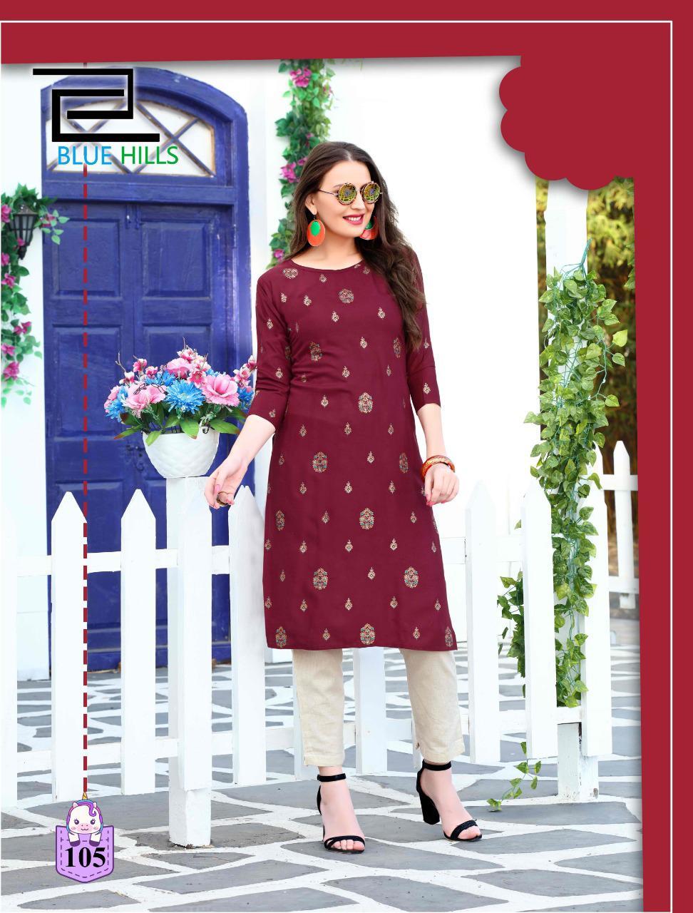 Divine Designer Rayon Kurtis - 14 Kg, Length 1066.8 Mm, M-l-xl-xxl-3xl | Customized Logo, 3-4th Sleeves, Washable, Quick Dry, Gold Print