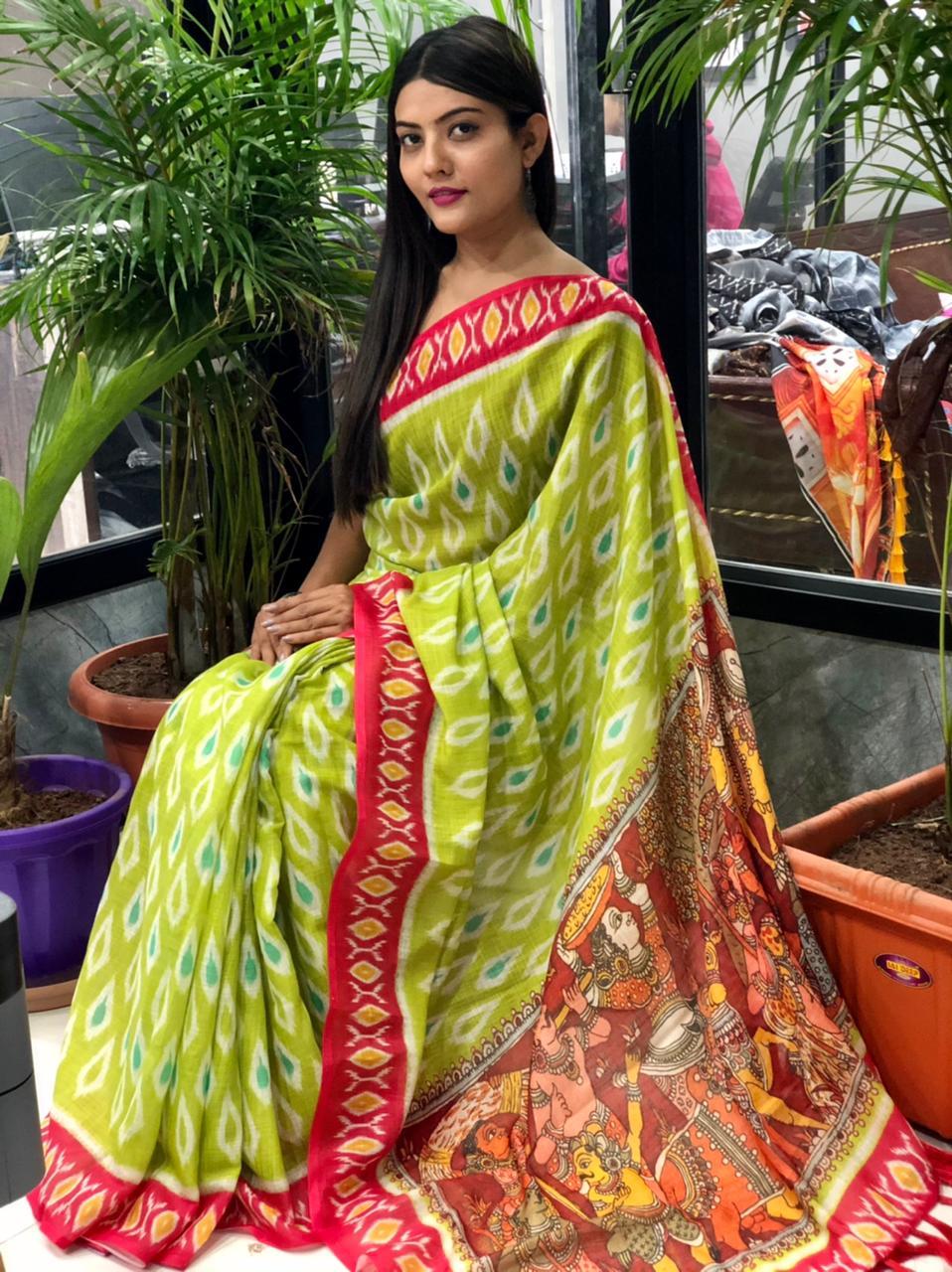 Casual Linen Sarees