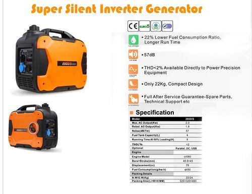 2kva Super Silent Inverter Ac Generator