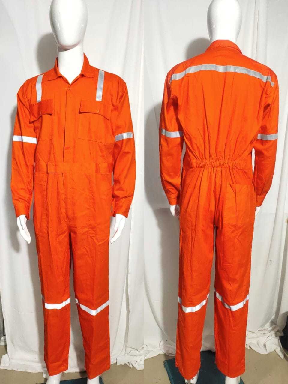 Orange Industrial Boiler Suit