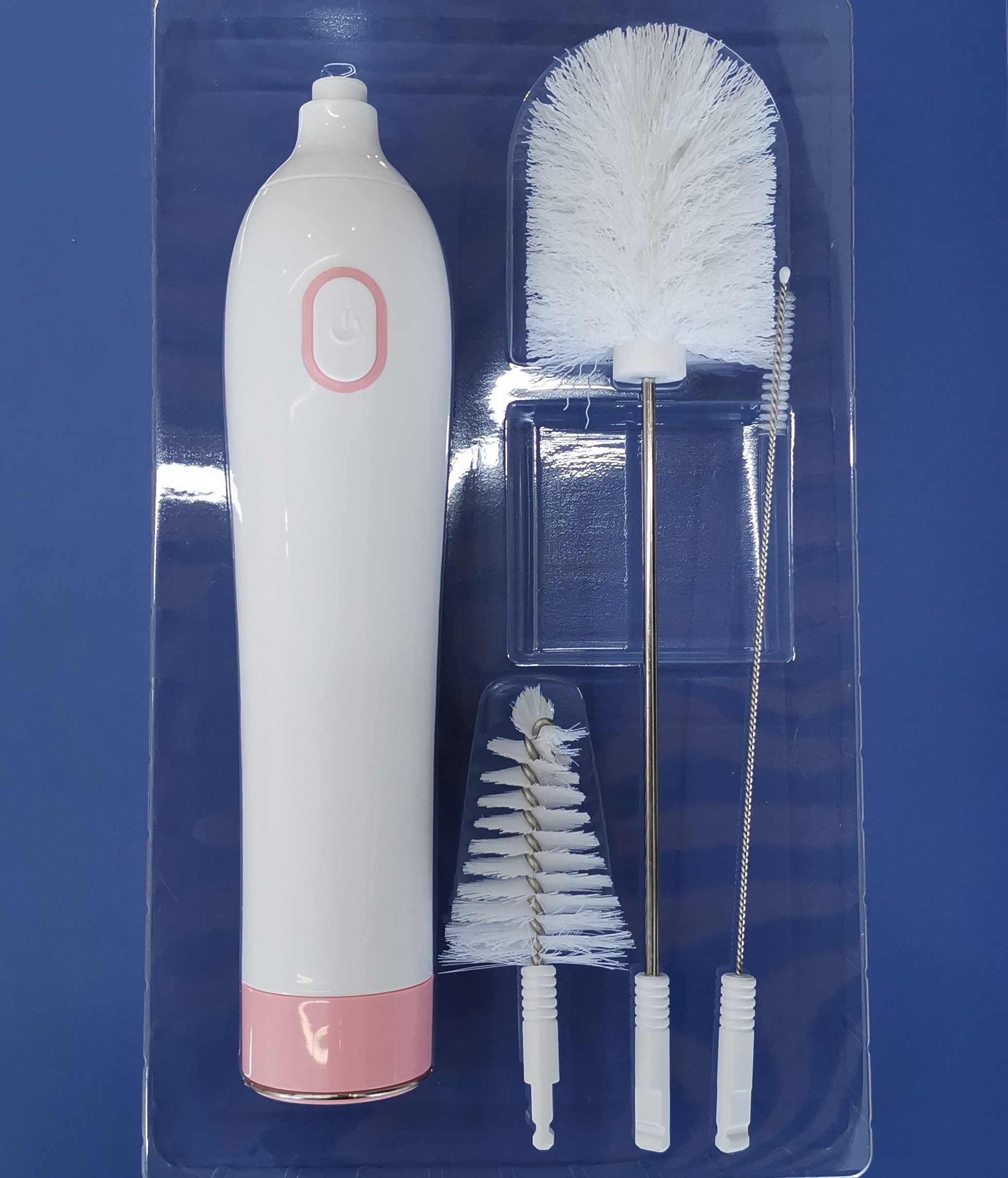Electric Baby Bottle Brush - Plastic Material, 4x1.5 Dry Battery Powered | Ideal For Home Use, Efficient Cleaning