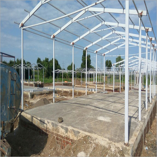 Structural Steel Work For Base Camp - Steel, Variable Dimensions | Corrosion Resistant, Customizable Size, Durable Structure, Weather Resistant