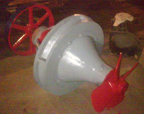 Agitator - Cast Iron Body with Stainless Steel Propeller | Adjustable Blade Angle, High Efficiency, Robust Design for Pulp Agitation