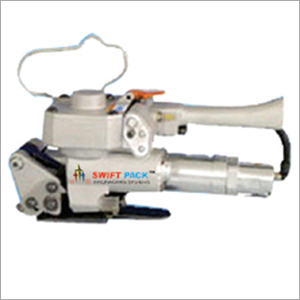 Pneumatic Pet Strapping Tool - Industrial Material, Semi-Automatic Operation, White Color | 1 Year Warranty, Easy to Use