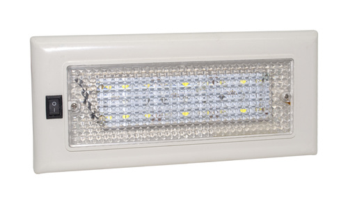 Cabin Interior Light - 200 X 90 X 16mm | Led Lamp, 12v/24v Switch Rating, Innovative Styling For Enhanced Vehicle Ambiance