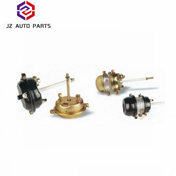 Single Air Brake Chamber For Semi Trailer - Color: Black/gold