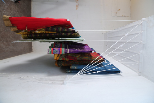 थुडियालुर में सिल्वर सीलिंग माउंटिंग स्पेस फ्री रूफ हैंगर