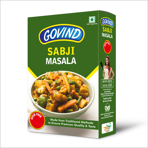 Sabji Masala - Powder, 50g | Blended with Selected Organic Ingredients, Preservative-Free for Flavorful Vegetarian Cuisines