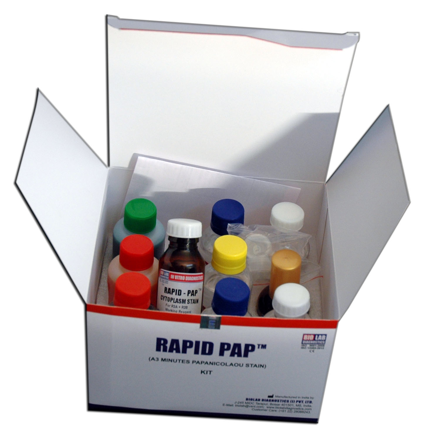 Rapid Pap Stain Kit For Cancer Detection - Result In Only 03 Minutes Shelf Life: 36 Months