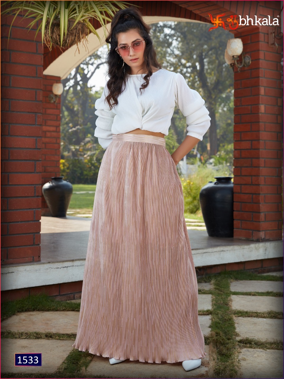 Multi Color Shubhkala Frill And Flare Vol 2 Cotton Kurti With Skirt Catalog