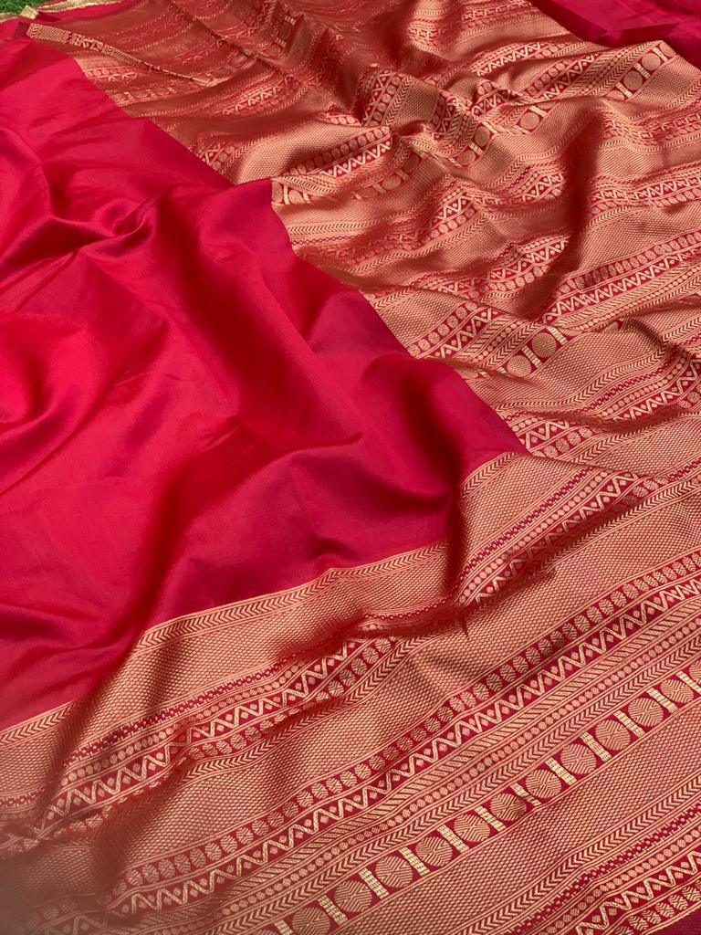 Ladies Fancy Saree - Soft Kanjiwaram Silk, Multi-color, Traditional Weaving With Beautiful Rich Pallu And Jacquard Work