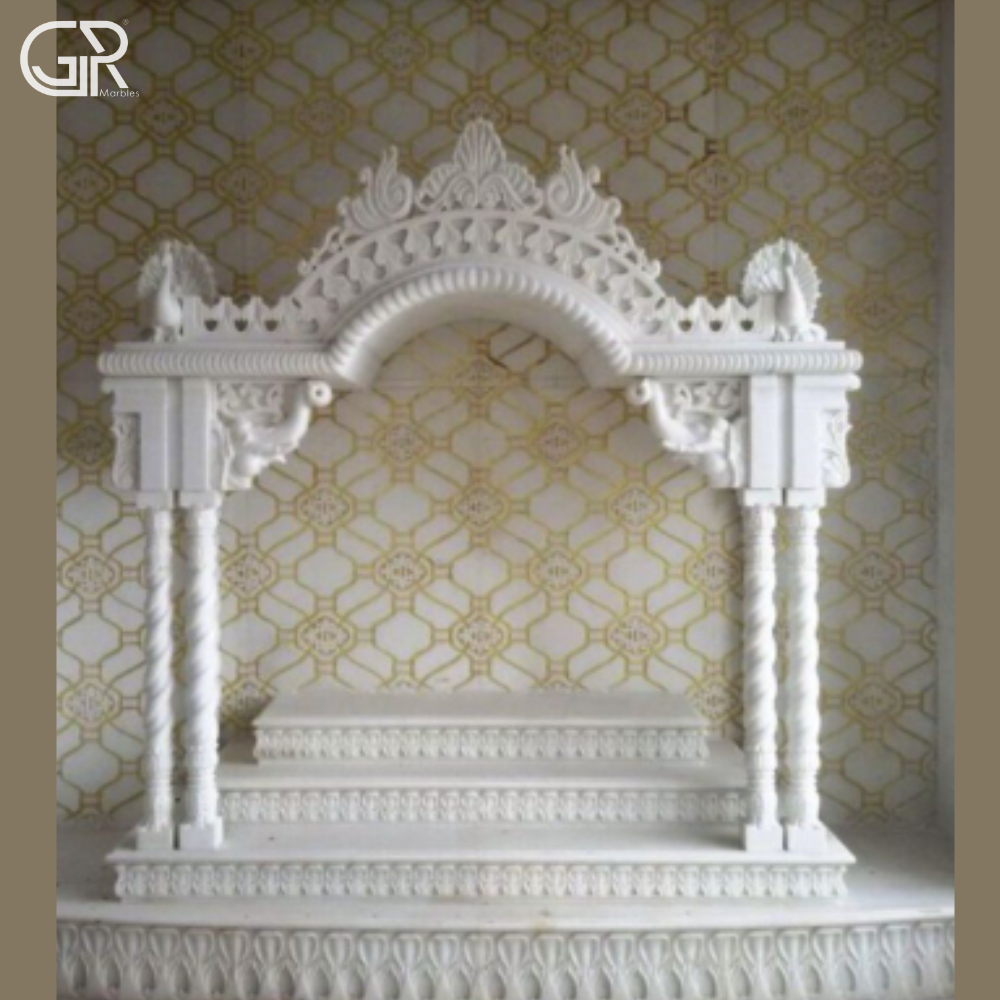 White Marble Temple - Product Type: Sculpture
