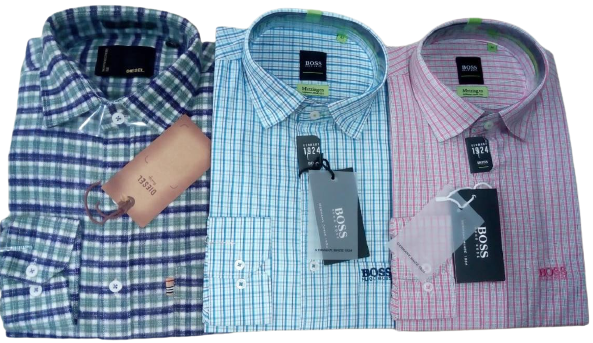 Multi Shades Branded Printed Shirts