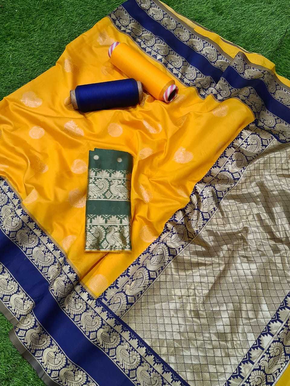 Ladies Pure Silk Saree - Soft Lichi Silk Fabric, Multi-color With Beautiful Rich Pallu & Exclusive Jacquard Work, Perfect For Traditional Occasions