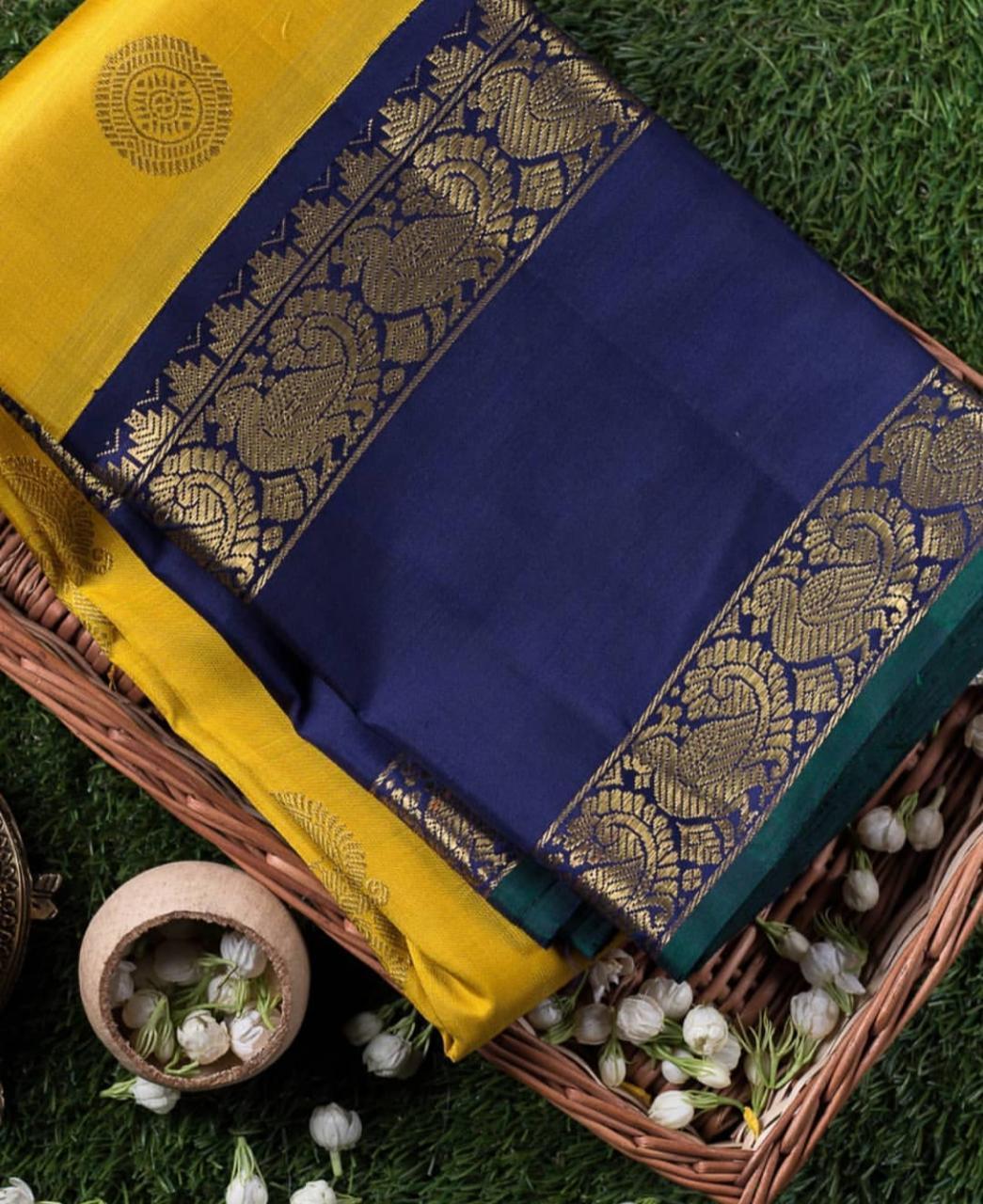 Ladies Pure Silk Saree - Soft Lichi Silk Fabric, Multi-color With Beautiful Rich Pallu & Exclusive Jacquard Work, Perfect For Traditional Occasions