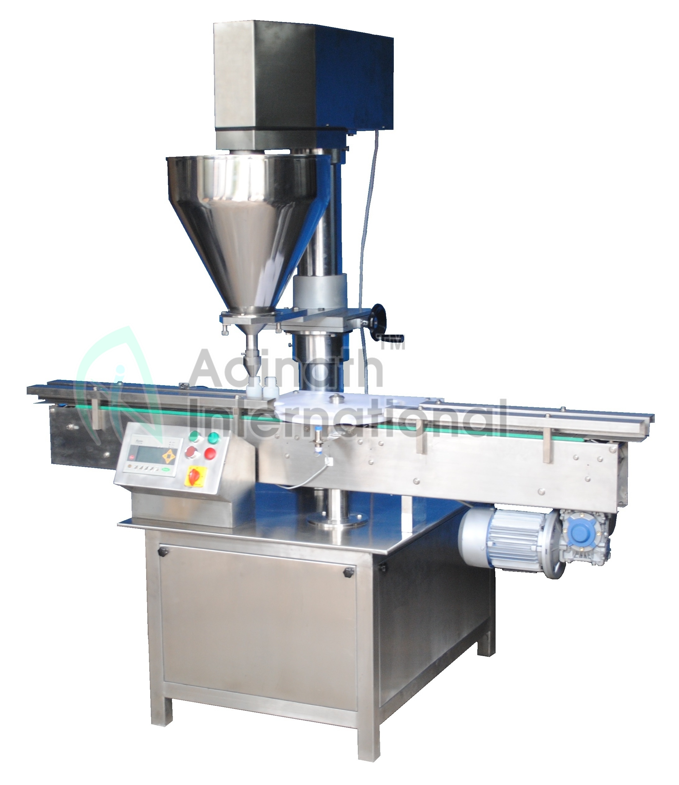 Silver Automatic Funnel Type Bottle Filling Machine