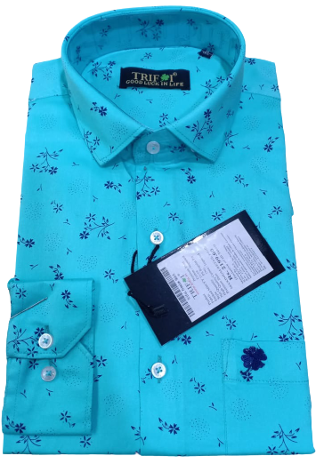 Multi Shades Trifoi Shirts Wholesaler