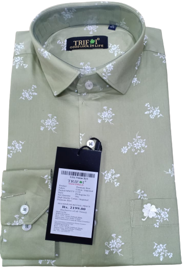 Multi Shades Trifoi Shirts Wholesaler