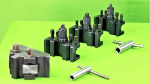 Quick Change Tool Magnetic Chuck - Cast Iron, 25x25x50mm, Blue | Rapid Tool Replacement, Maximum Rigidity, 0.02mm Precision Accuracy