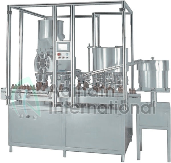 Semi-automatic Automatic Dry Powder Filling & Rubber Stoppering Machine