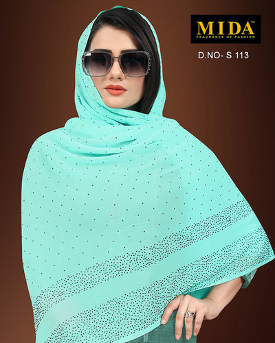 अफ्रीकी घूंघट स्फटिक दुपट्टा